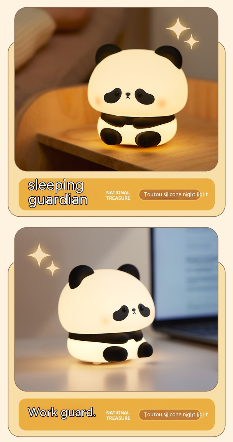 PandaGlow Soft Touch Night Light - The Perfect Bedtime Companion for Kids and Adults