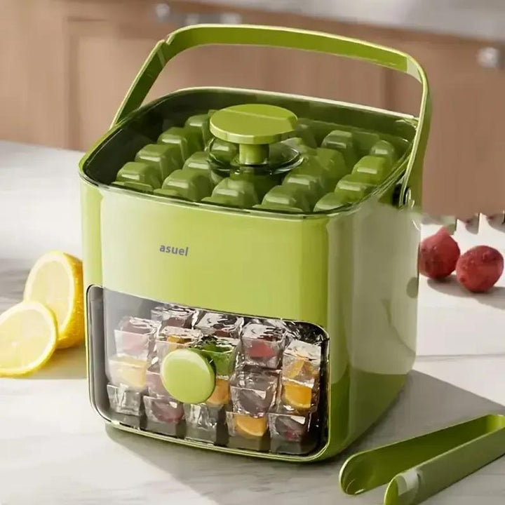 IceStack Pro Double-Layer Ice Tray with Lid – Extra-Large Capacity for Effortless Ice Production
