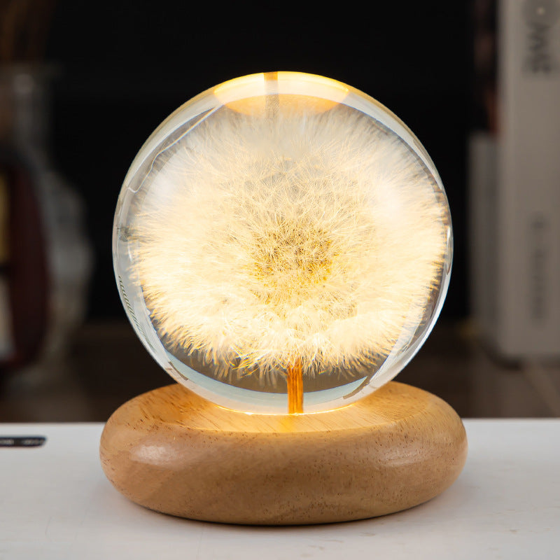 BloomGlow LED Flower Ball Lamp – Illuminate Your Space with Timeless Elegance and Serenity