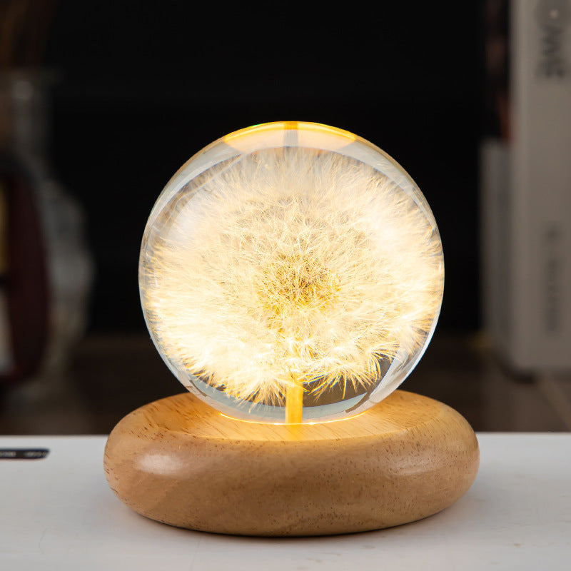 BloomGlow LED Flower Ball Lamp – Illuminate Your Space with Timeless Elegance and Serenity