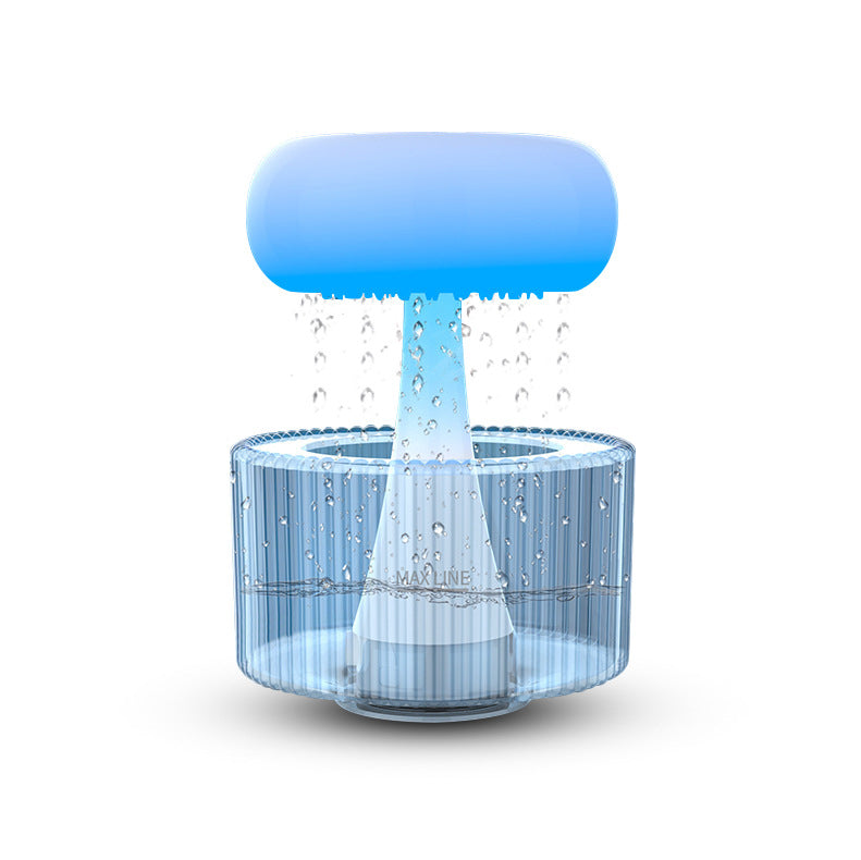 CloudMist Aura – Premium Rain Humidifier with LED Ambiance and Essential Oil Diffuser