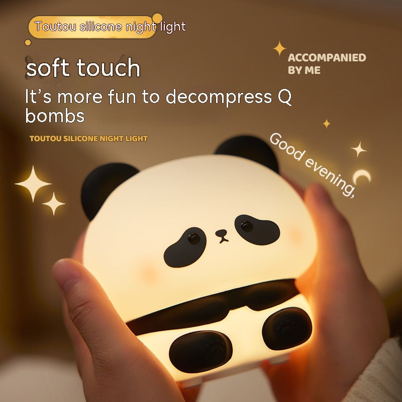 PandaGlow Soft Touch Night Light - The Perfect Bedtime Companion for Kids and Adults