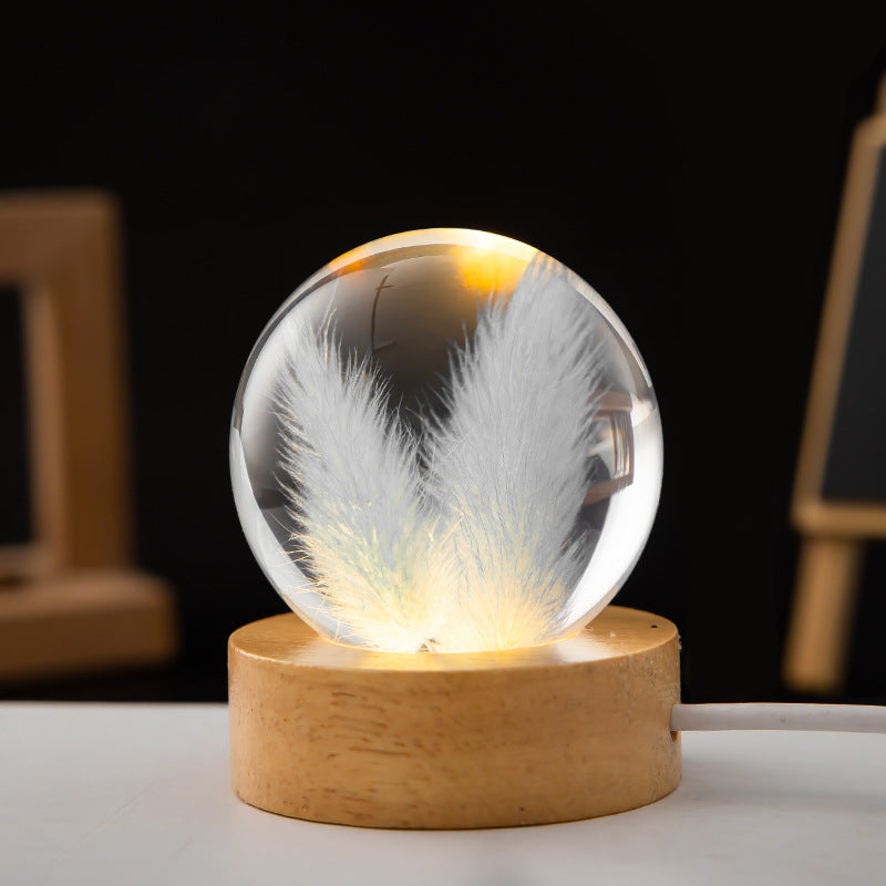 BloomGlow LED Flower Ball Lamp – Illuminate Your Space with Timeless Elegance and Serenity