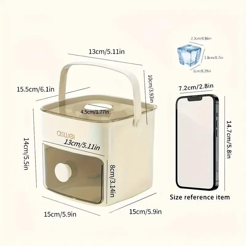 IceStack Pro Double-Layer Ice Tray with Lid – Extra-Large Capacity for Effortless Ice Production