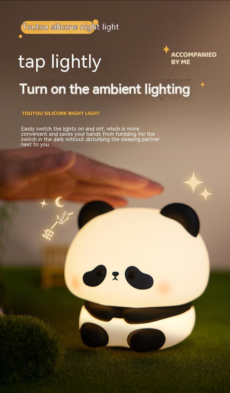 PandaGlow Soft Touch Night Light - The Perfect Bedtime Companion for Kids and Adults