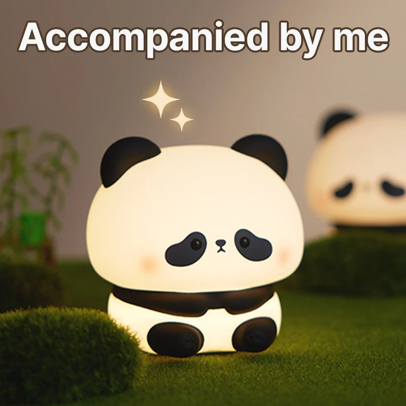PandaGlow Soft Touch Night Light - The Perfect Bedtime Companion for Kids and Adults
