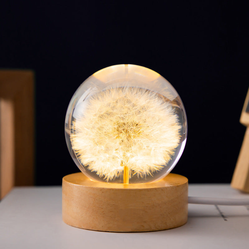 BloomGlow LED Flower Ball Lamp – Illuminate Your Space with Timeless Elegance and Serenity