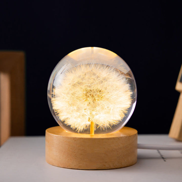 BloomGlow LED Flower Ball Lamp – Illuminate Your Space with Timeless Elegance and Serenity