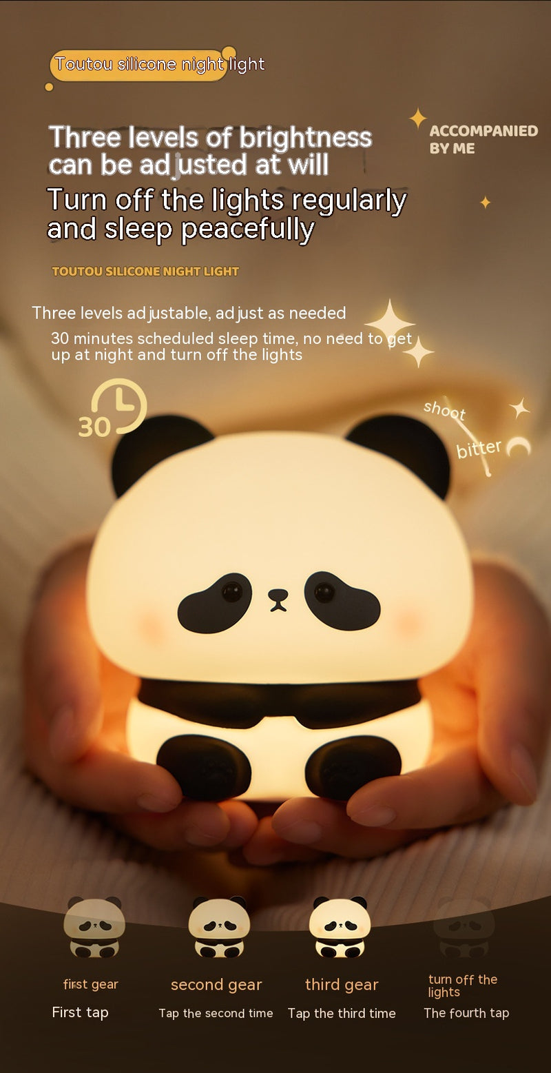 PandaGlow Soft Touch Night Light - The Perfect Bedtime Companion for Kids and Adults