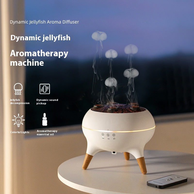 Dynamic GlowMist Aura Jellyfish Aroma Diffuser and Night Light - Elevate Your Environment with Serenity and Style