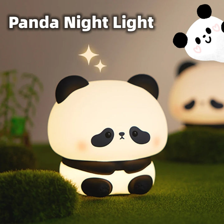 PandaGlow Soft Touch Night Light - The Perfect Bedtime Companion for Kids and Adults