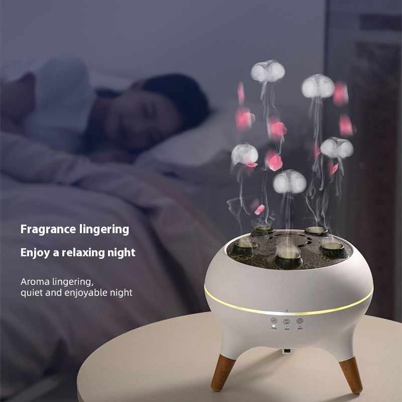 Dynamic GlowMist Aura Jellyfish Aroma Diffuser and Night Light - Elevate Your Environment with Serenity and Style