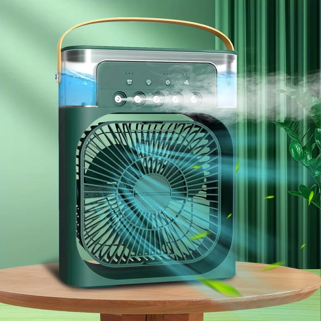ChillFlow Pro - Advanced Portable Air Conditioner Fan with Humidifier and Three Adjustable Speeds for Ultimate Comfort