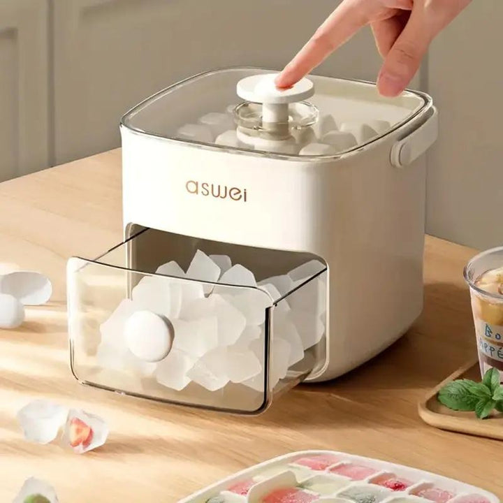 IceStack Pro Double-Layer Ice Tray with Lid – Extra-Large Capacity for Effortless Ice Production