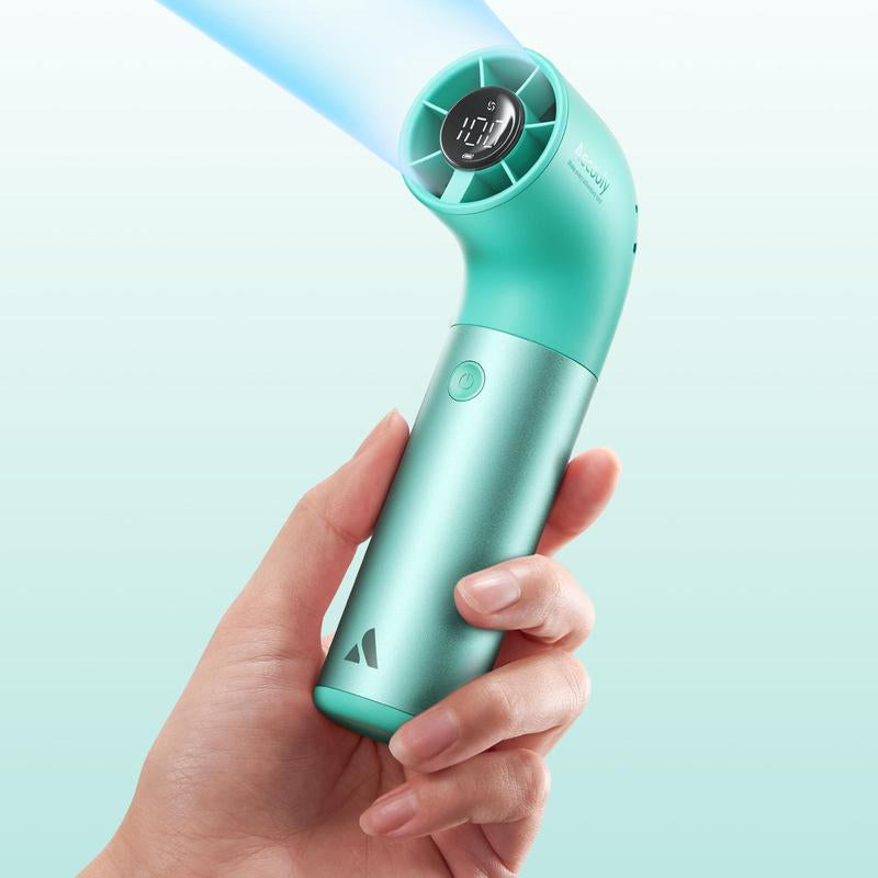 Aecooly TurboJet Mini Fan – Ultra-Compact, High-Performance Cooling with 7 Adjustable Speeds and 15-Hour Battery Life