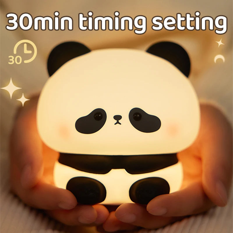 PandaGlow Soft Touch Night Light - The Perfect Bedtime Companion for Kids and Adults