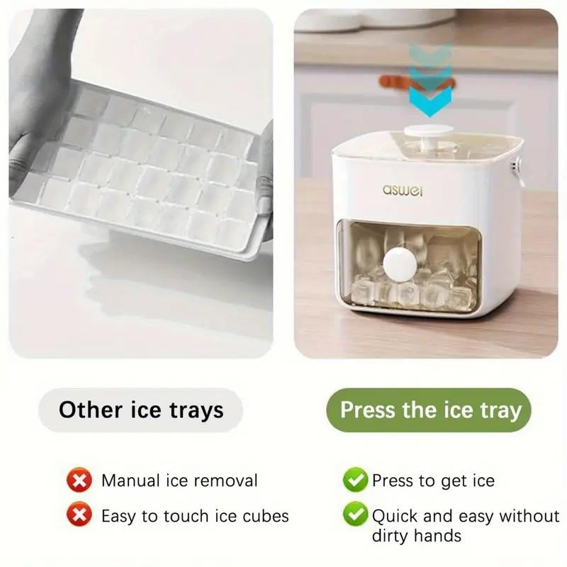 IceStack Pro Double-Layer Ice Tray with Lid – Extra-Large Capacity for Effortless Ice Production
