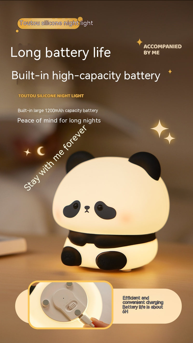 PandaGlow Soft Touch Night Light - The Perfect Bedtime Companion for Kids and Adults
